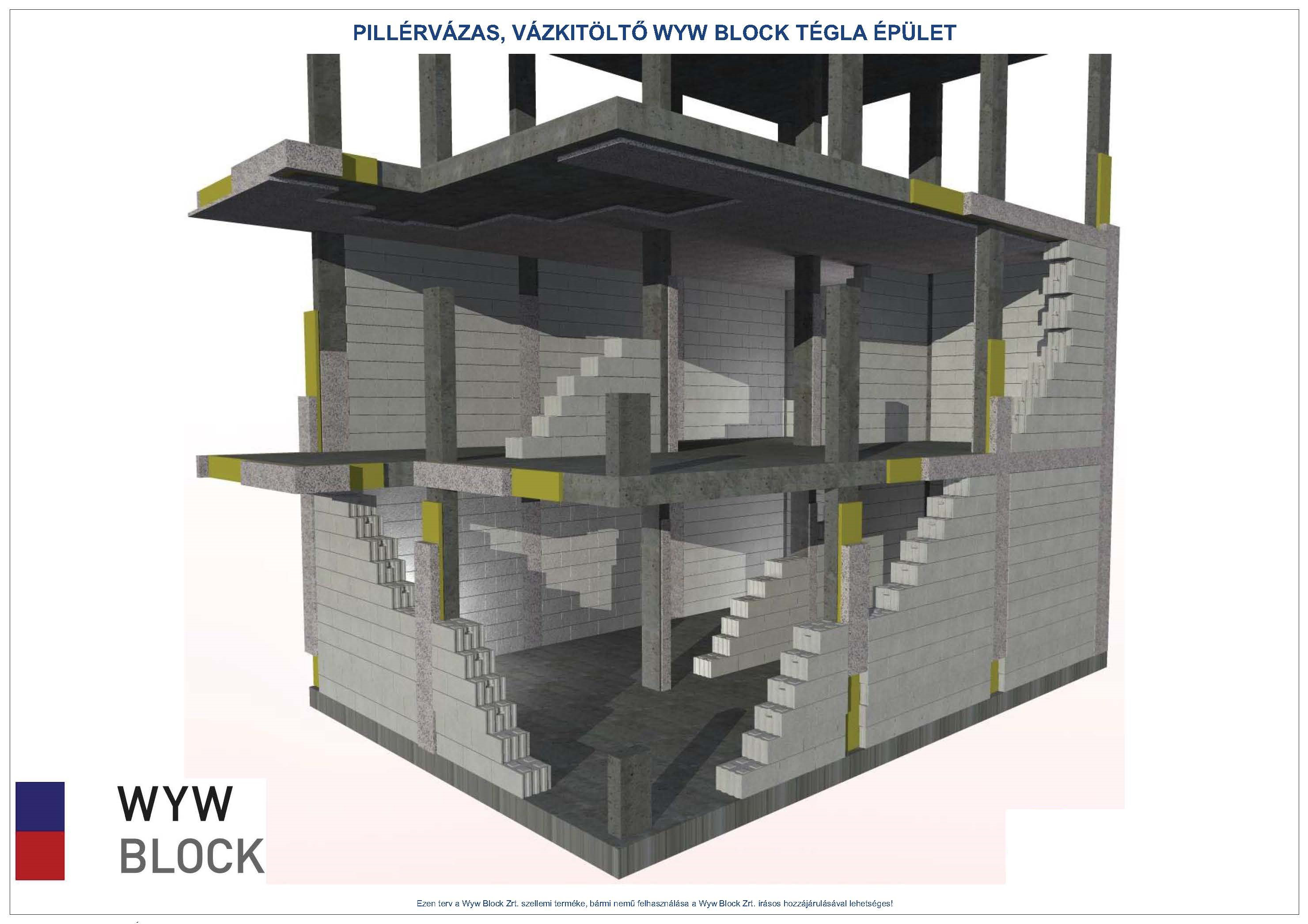 WYW Block steel and wooden frame construction element sets